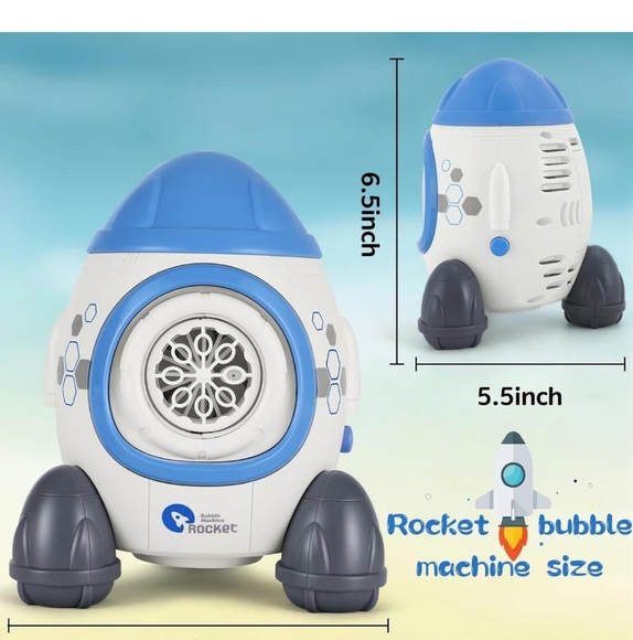 Bubbles Machine for Kids Toddlers Age3-5 Years Old Birthday Easter Gift - Picture 8 of 11